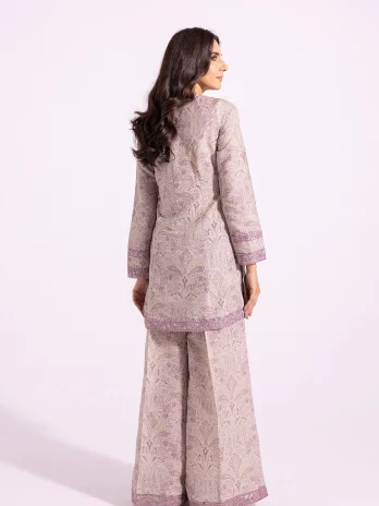 MARBLE SHADE EMBROIDERED SUIT