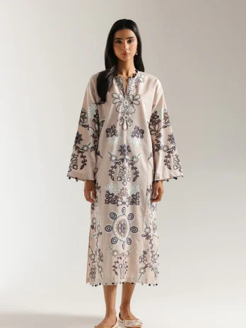 EMBROIDERED DRESS